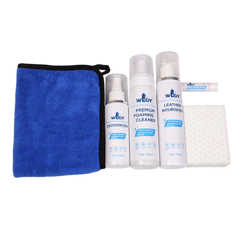 600g Car Interior Care Kit Leather Protection Cream Nourisher Deodorizer