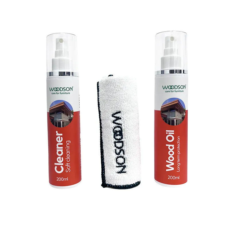 Eco-friendly Outdoor Wood Polish Cleaning Set Surface Dust Cleaner Spray Furniture Wood Cleaning Solvent Oil for Wood Cleaning
